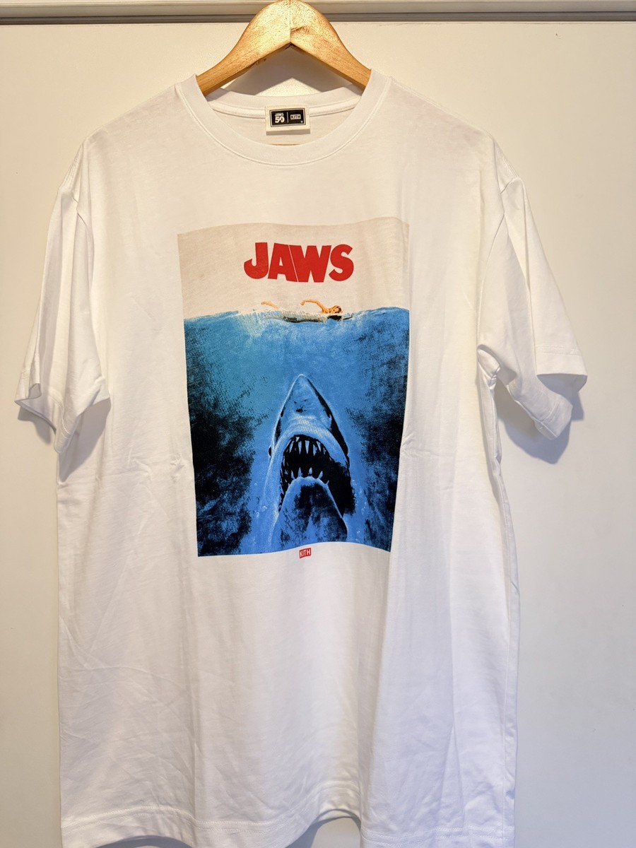 Kith x JAWS Underwater Vintage Tee WHITE Size XL Brand New | eBay