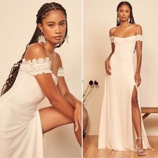 Reformation Gimlet Dress in Ivory