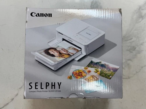 Canon Selphy CP1500 Compact Printer White NEW NEVER USED