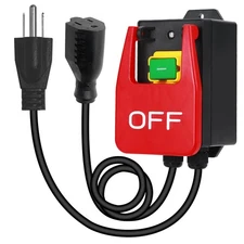 110V to 120V Single Phase On/Off Switch, Emergency stop switch, Table Saw Swi...