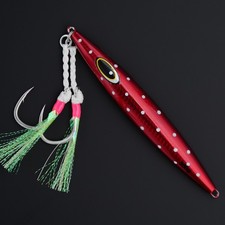 Vertical Glow Knife Jig for Bluefin Tuna Saltwater Jigging Fishing Lure Slow pit