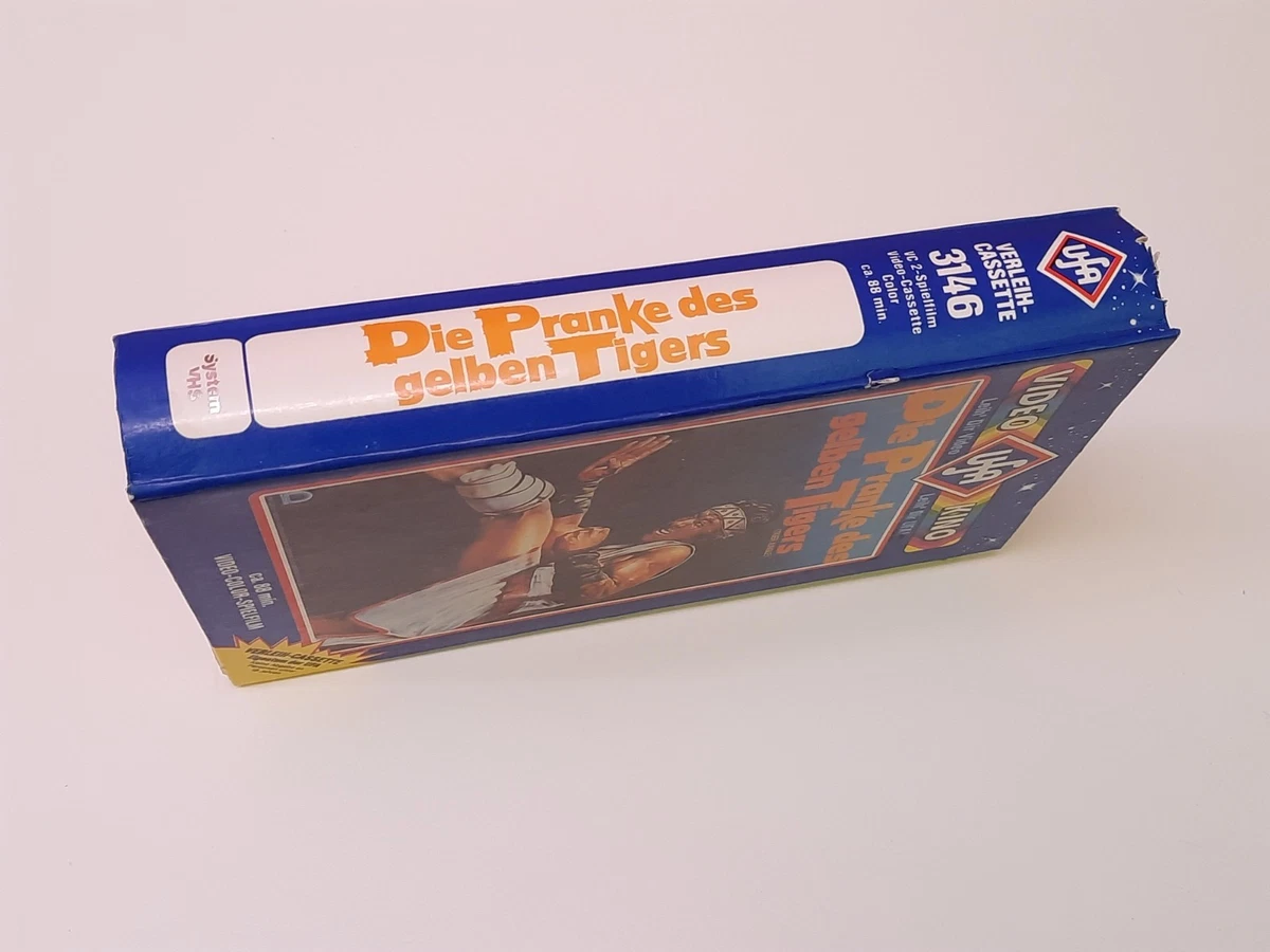 Die Pranke des gelben Tigers 1976 VHS German PAL UFA Video Hartbox Tiger Jungle