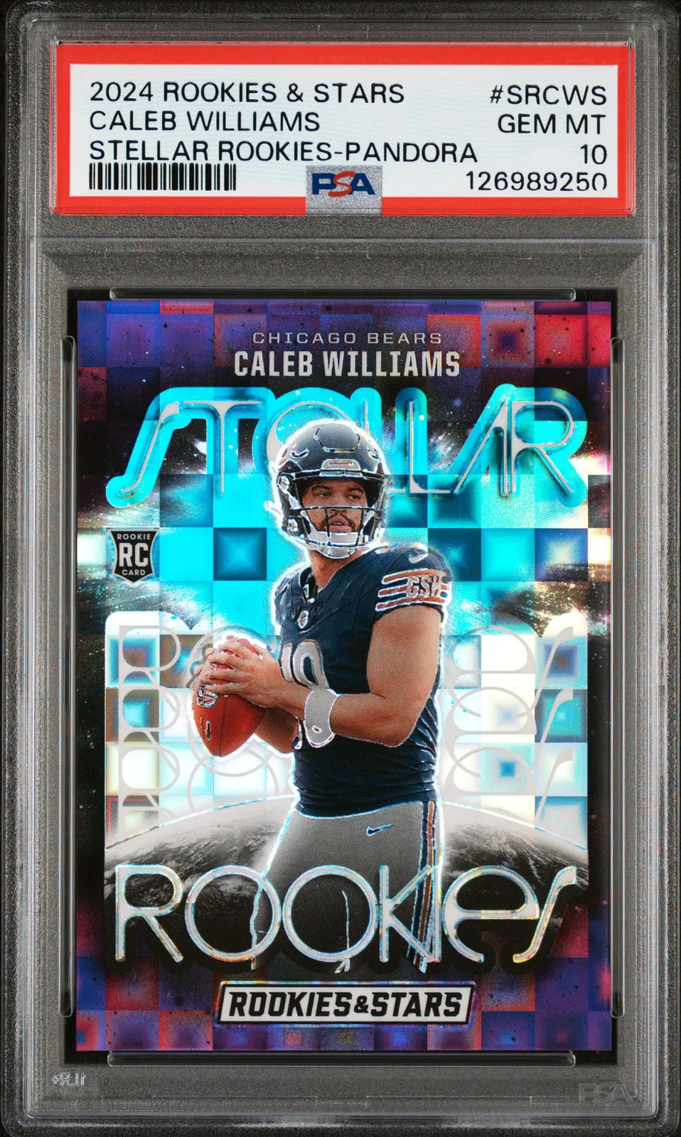 Caleb Williams Panini Rookies & Stars Stellar Rookies #SRCWS Pandora