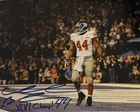AHMAD BRADSHAW SIGNED INSCRIBED “XLVI Champ!” NY GIANTS #44 8x10 NY Giants AUTO