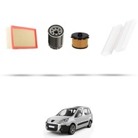 Hoffcar Set Service - 4 Filter Kompatibel Mit Peugeot Partner II 19D 51Kw Von