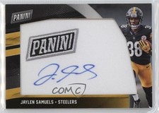 2018 Panini Black Friday Manufactured Jaylen Samuels #JS Patch Auto 03t0