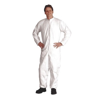 DUPONT IC181SWHMD002500 Coveralls,M,Wht,Tyvek IsoClean,PK25 1MKY9