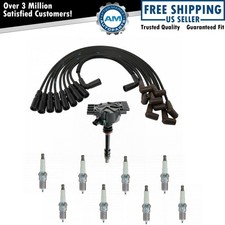 Distributor Spark Plug Wires & Spark Plugs Kit for GM Truck SUV Van New