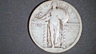 1920 Standing Liberty Quarter,  .18084 oz silver (US-4533)