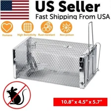 USA Mouse Trap Rat Trap Rodent Trap Live Catch Cages - Easy to Set Up and Reuse