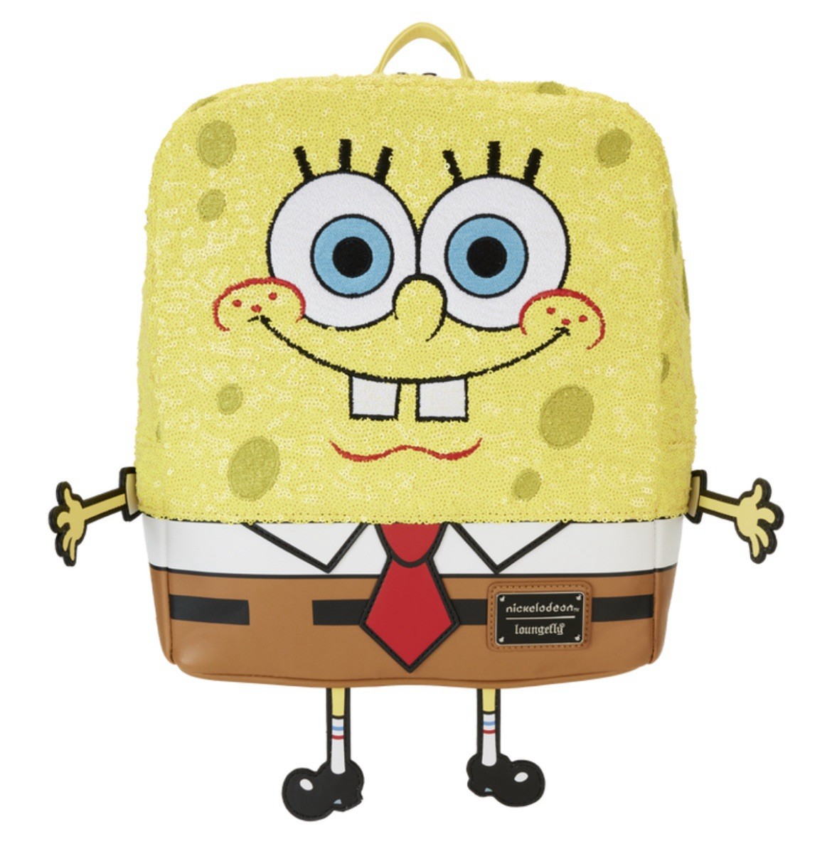 Loungefly SpongeBob SquarePants 25th Anniversary Sequin Mini Backpack NICBK0087 Loungefly ? SpongeBob SquarePants Sequin Mini Backpack Bag  main image 2