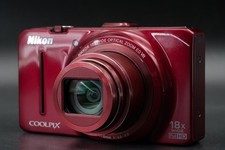 Nikon Coolpix S9300 Red 16.0MP Digital Camera English Language-95 NEW
