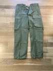 Vietnam 1960s Vtg US Army Type 1 OG 107 Cotton Sateen Pants 32x31 Military    02
