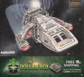 1994 SkyBox Star Trek Master Series #75 Federation Runabout