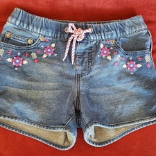 Kat  Jack Girl 10/12 Denim Shorts with embroidery