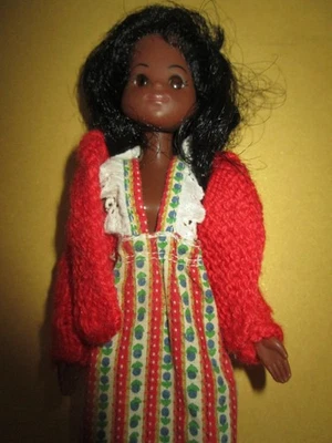 B-1840) VINTAGE BARBIE AA MUM HATTIE MATTEL 1974 SUNSHINE FAMILY KLEIDUNG+SCHUHE - Bild 1 von 4
