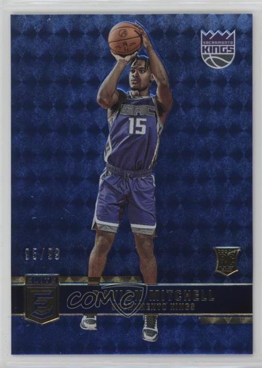 2021-22 Donruss Elite Rookies Blue 95/99 Davion Mitchell #240 Rookie RC 1e6a