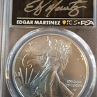 U.S. Mint 2021 Silver American Eagle Type 2 $1 PCGS MS70 Edgar Label