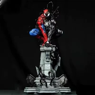 🔷 Statue Venom 38 cm | Figurine Marvel Comics | Symbiote Spider-Man Collection - Photo 1/4