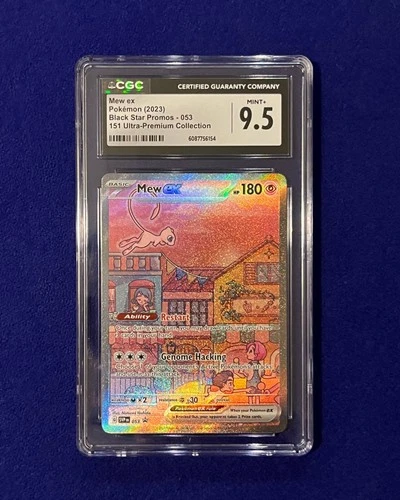 CGC 9.5 Mew Ex #53 151 UPC Black Star Promo 2023 MINT