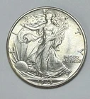 1943 Walking Liberty Half Dollar AU