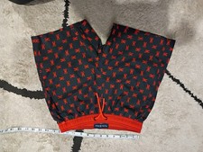Psycho Bunny Shorts Kids Large 14 16 Orange Blue
