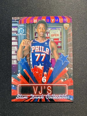 👀🔥⭐ 2025-26 Topps Bowman Chrome ⭐ Hobby Stars ⭐ Fuchsia VJ Edgecombe RC /199