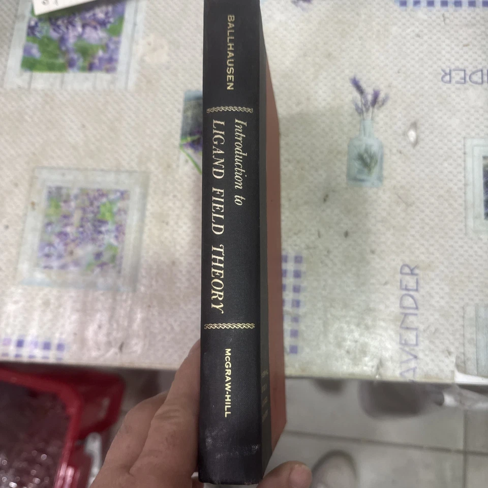 Introduction to Ligand Field Theory by Carl J. Ballhausen McGraw-Hill Hardcover - Imagem 2 de 4