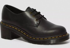 Zapatos mocasines Dr Marten Amory para mujer negros de cuero Wanama con cordones talla 11