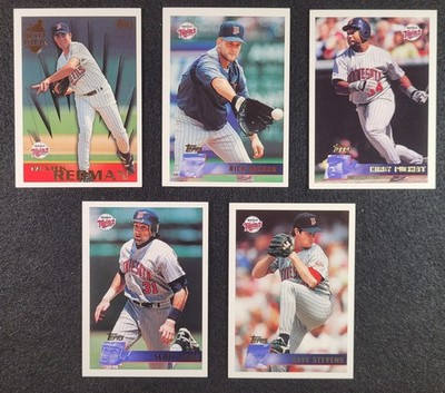 Topps 1996 Minnesota Twins Full Team Set Kirby Puckett x 2, Rookies, Draft Pick 