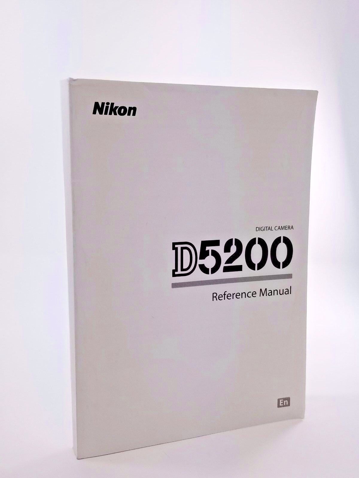 Nikon D5200 Instruction Owners Manual D5200 Book NEW