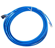 Panduit Cable Assembly UZJPBU50BL Category 6A, UTP, Solid, Plenum, Blue, 50 ft.