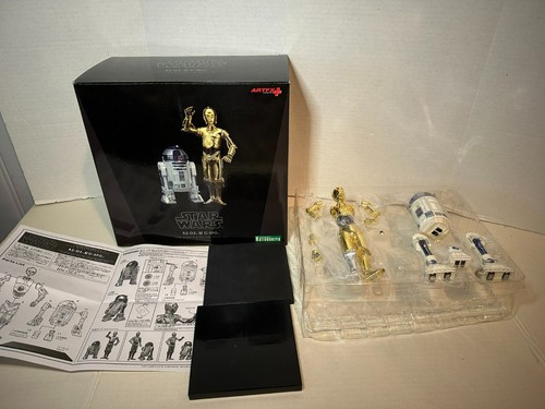 Kotobukiya Star Wars ARTFX+ R2-D2 & C-3PO 1/10 Scale PVC Figure Set used - Picture 2 of 6