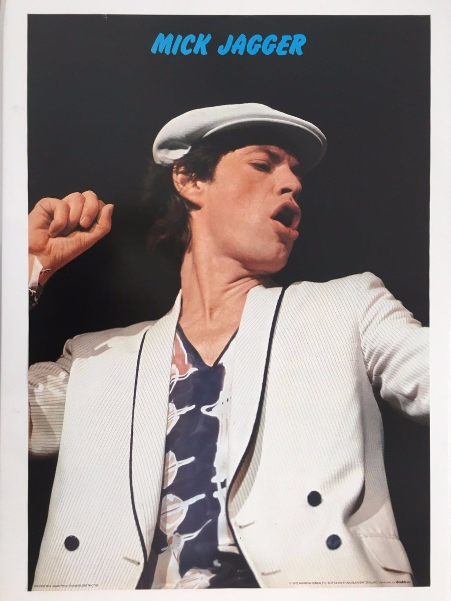 MICK JAGGER, PHOTO BY NORCIA, MEGA RARE AUTHENTIC 1978 VINTAGE