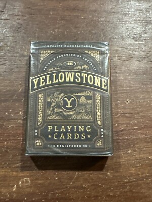 Theory 11 Playing Cards Yellowstone New Sealed Deck