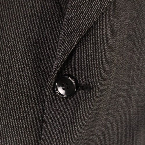 Paolo Solari Jacket XL XLT Gray Black 100% Wool Worsted Twill Blazer 48L - Picture 5 of 15