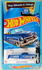 Hot Wheels Custom '53 Cadillac HYY78 Rod Squad Met.Blue W/Walls 9/10