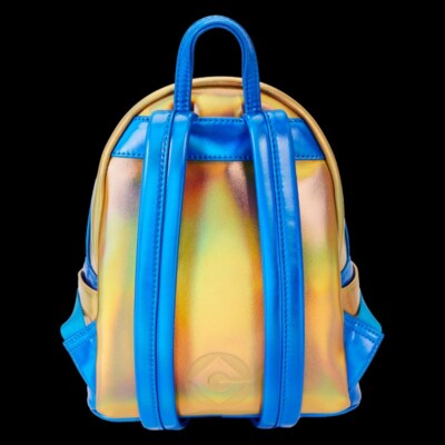 iridescent mini dome backpack Opal Adjustable shoulder straps ensure a comfortable fit Loungefly Iridescent Lavender Bambi Mini