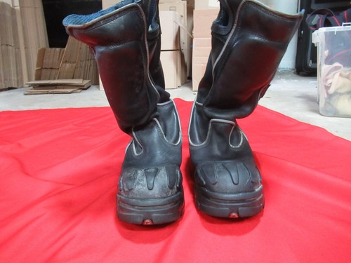 2018 Fire Dex Firefighter Boots Men Sz 11 W Structural Leather FIRE FDXL100 - Picture 4 of 9