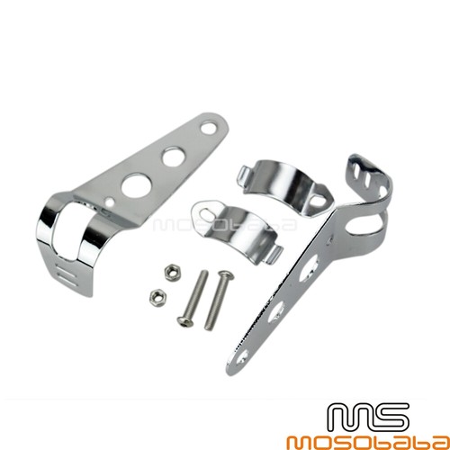 28-35mm Fork Tube Headlight Mounting Bracket Clamps For Harley Cafe Racer Honda - Picture 4 of 8