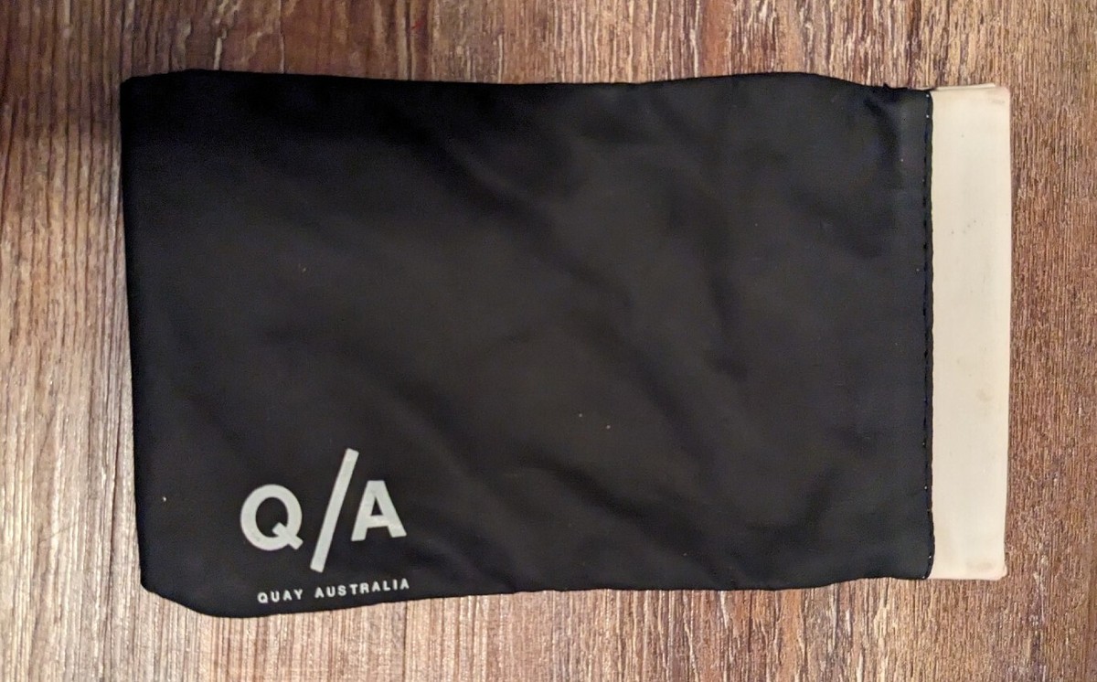 QUAY AUSTRALIA SUNGLASSES, CASE & CLEANING CLOTH INCLUDED, NEW IN BOX Quay Australia Sunglasses Case | Mercari main image 2