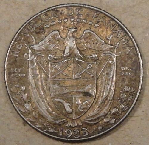 1933 Panama 1/10 Balboa XF