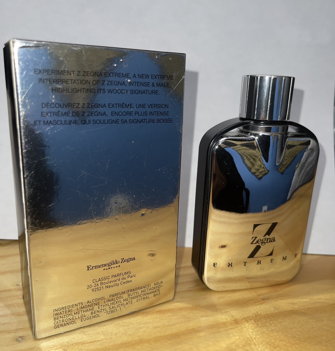 Ermenegildo Zegna Z Extreme Eau De Toilette for Men 95ml