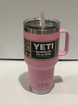 YETI Rambler 35oz Mug with Straw Lid - Power Pink (Limited Edition