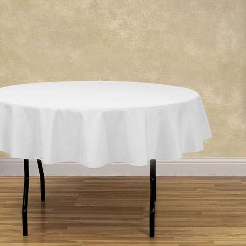 LinenTablecloth 70 in. Round Polyester Tablecloths, 30 Colors! Event & Wedding - Picture 11 of 73