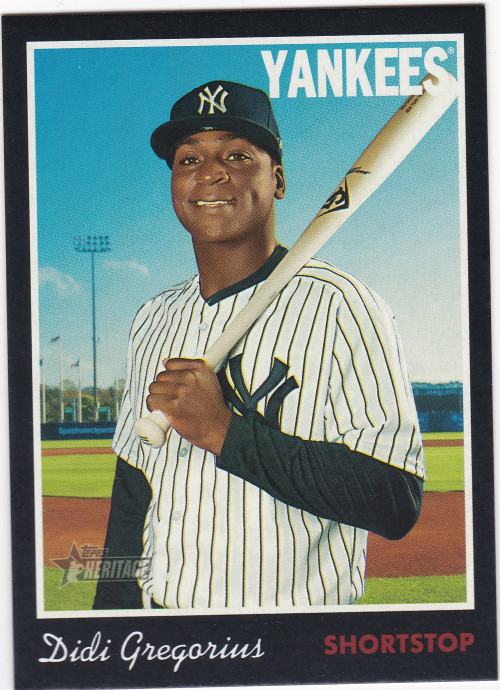 2019 Topps Heritage Black Border #114 Didi Gregorius - NM