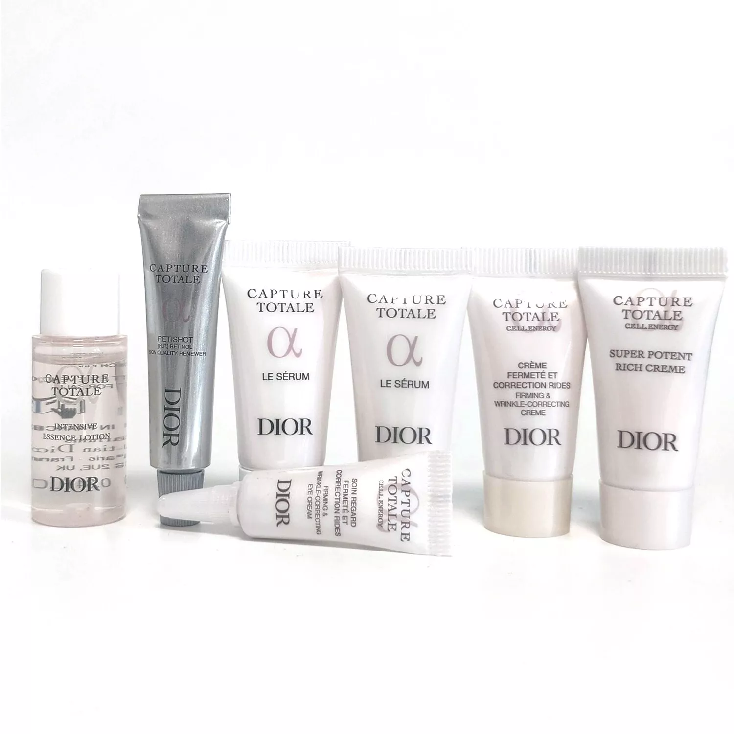 Dior Capture Totale Kit d'échantillons de soins de la peau 7 pièces
