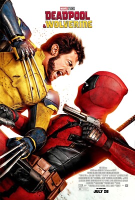 Deadpool & Wolverine,2024,Original,DS,One Sheet, 27 x40  Final, Near Mint