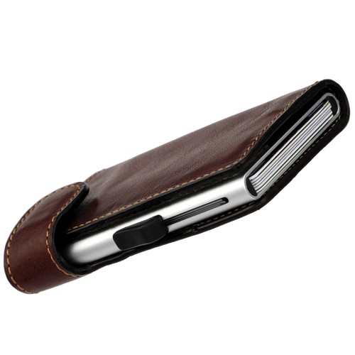 Tony Perotti Leather Aluminum EC Cards Credit Card Case Money Clip Dollar Clip - Picture 11 of 34