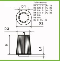 Luftfilter Green FüR Mini Paceman Sd Von 2011 Bis 2014 2.0L SD-143PS